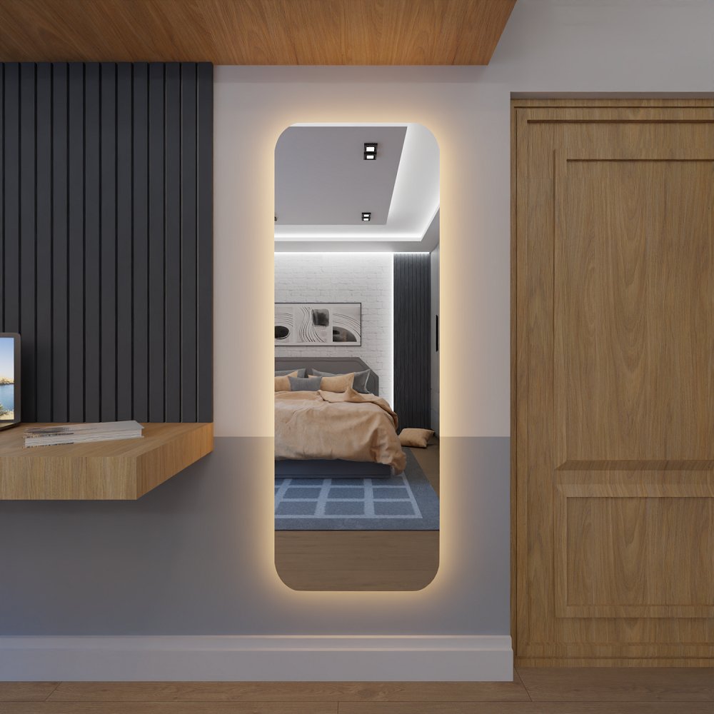 Espelho com LED 150cm: Elegância e Luz!