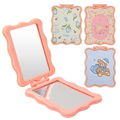 Espelho de Bolso Urso: Compacto e Elegante
