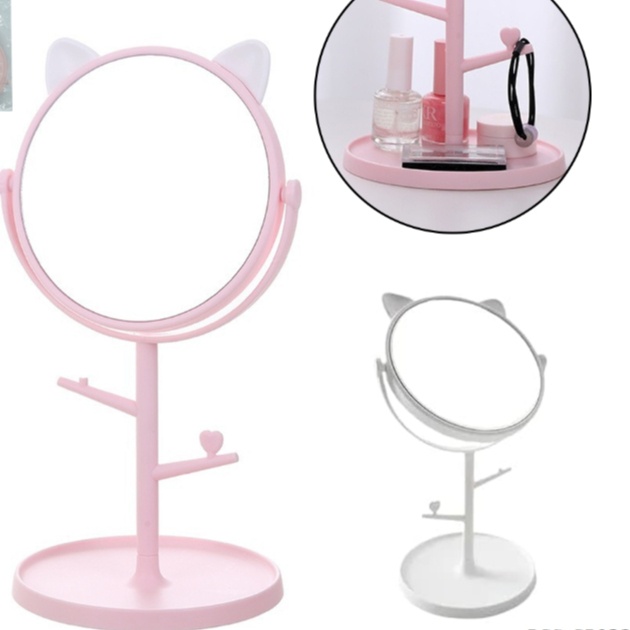 Espelho de Mesa Gatinha: Decore e Organize com Estilo