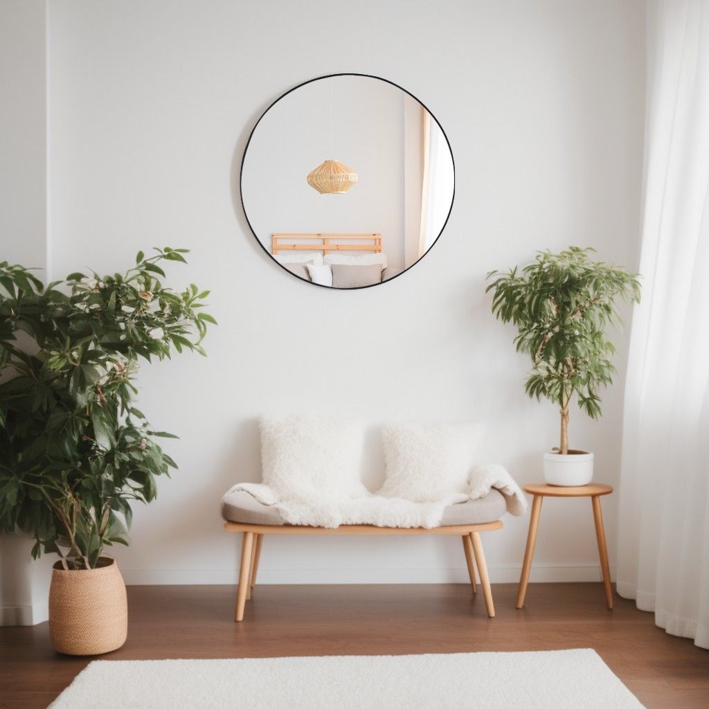 Espelho Decorativo Redondo 40cm: Transforme Seu Ambiente com Estilo