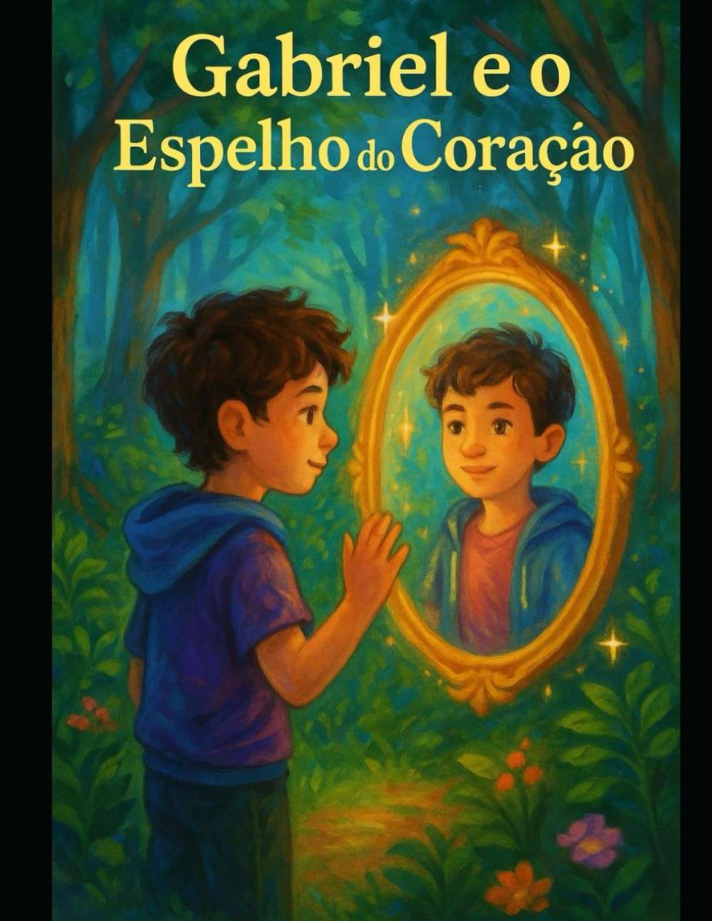 Gabriel e o Espelho do Coração: Aventura Mágica sobre Coragem e Identidade
