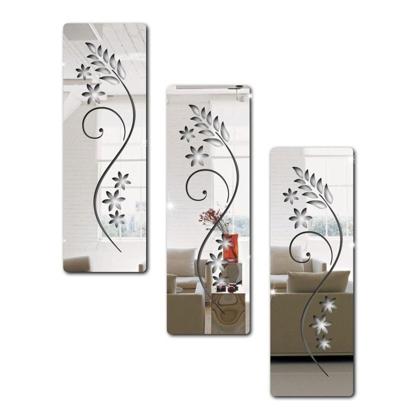 Espelho Floral Acrílico: Decore com Elegância