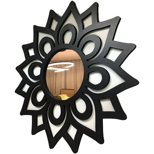 Espelho Mandala Florada: Decore com Elegância!