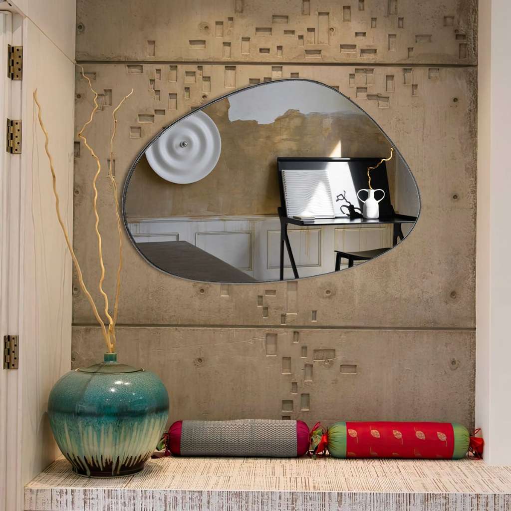 Espelho Nuvem: Design Orgânico e Elegância