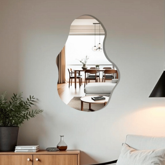 Espelho Orgânico 115x60cm: Decore com Estilo!