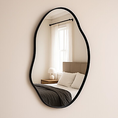 Espelho Orgânico 90x60cm: Decore com Estilo!