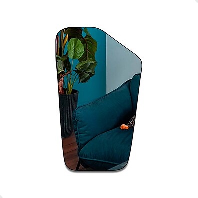 Espelho Orgânico Texas 60x80cm – Elegância Industrial na Sua Parede