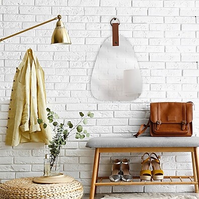 Espelho Orgânico Triângulo: Decore com Estilo!
