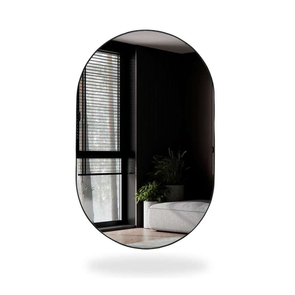 Espelho Oval Decorativo: Elegância para seu Lar