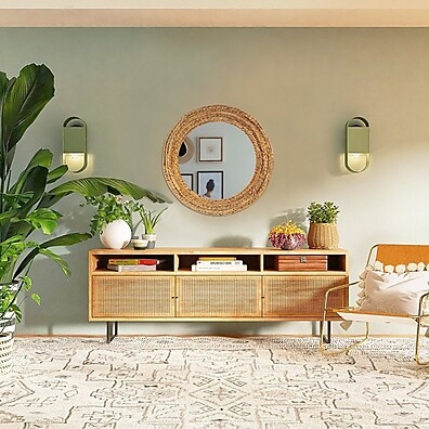 Espelho Redondo Bananeira 70cm: Decore com Estilo!