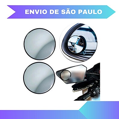 Espelho Retrovisor Convexo 5cm – Segurança Total no Trânsito