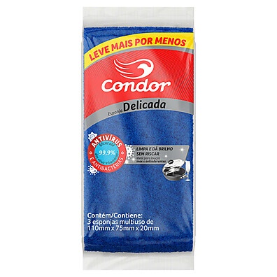 Esponja Antibac Condor: Limpeza Delicada e Segura!
