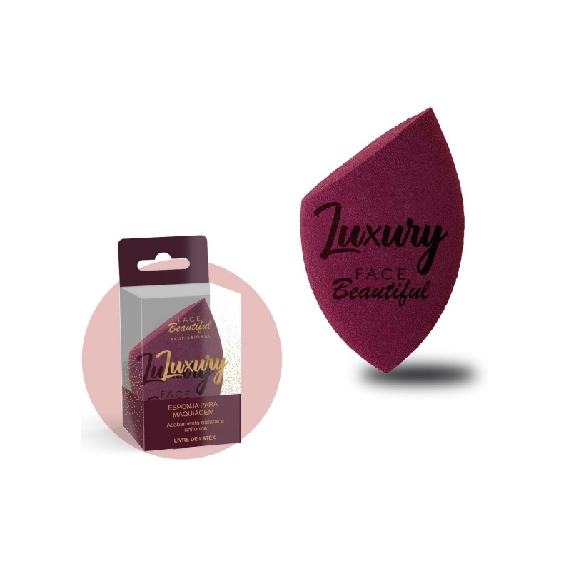 Esponja de Maquiagem Luruxy: Macia, Sem Latex e Ideal para Todos os Produtos
