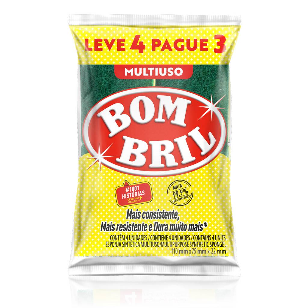 Esponja Multiuso Bom Bril: Limpeza Impecável!