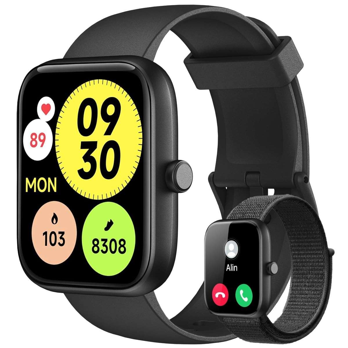 Smartwatch com Alexa Integrada: Tela HD 1,83", 120 Esportes, IP68 e Chamadas Bluetooth