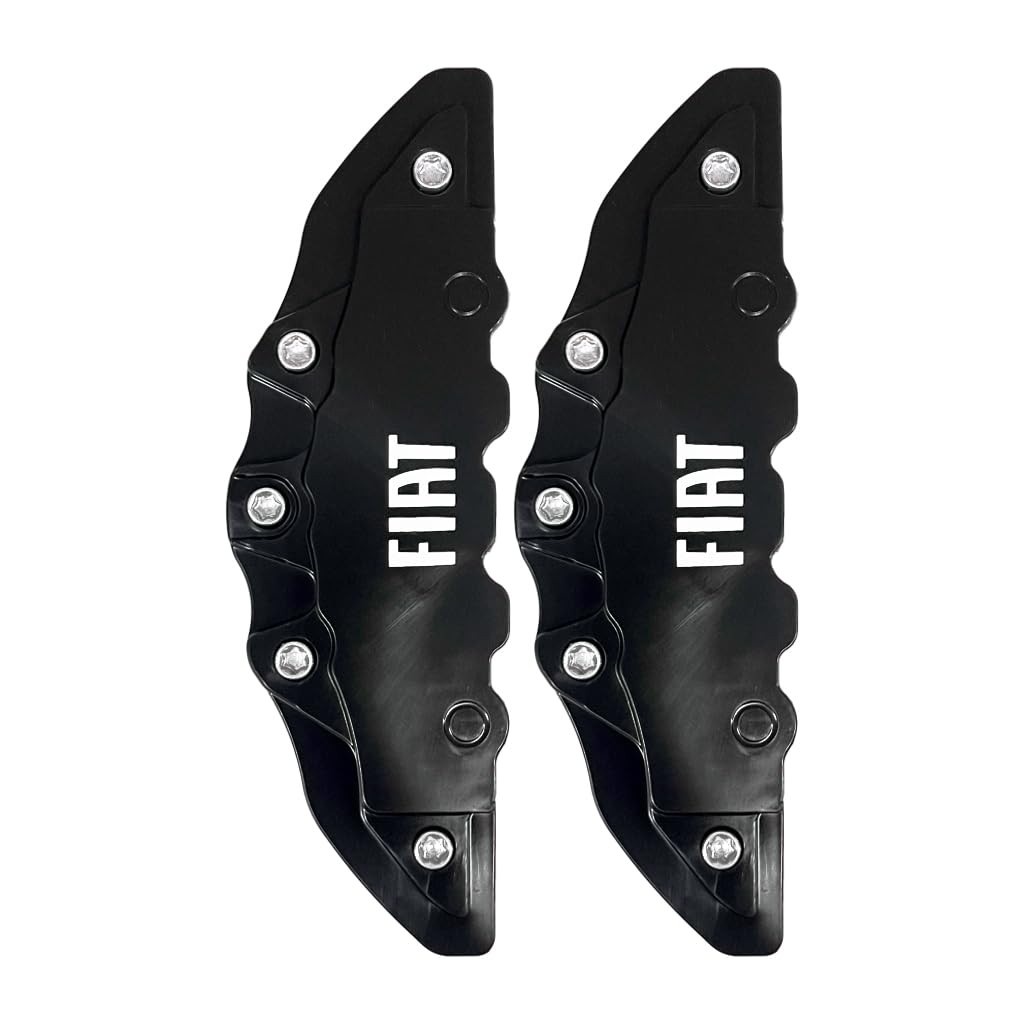 Kit 2 Capas Pinça de Freio Fiat Esportivas - Preto Premium