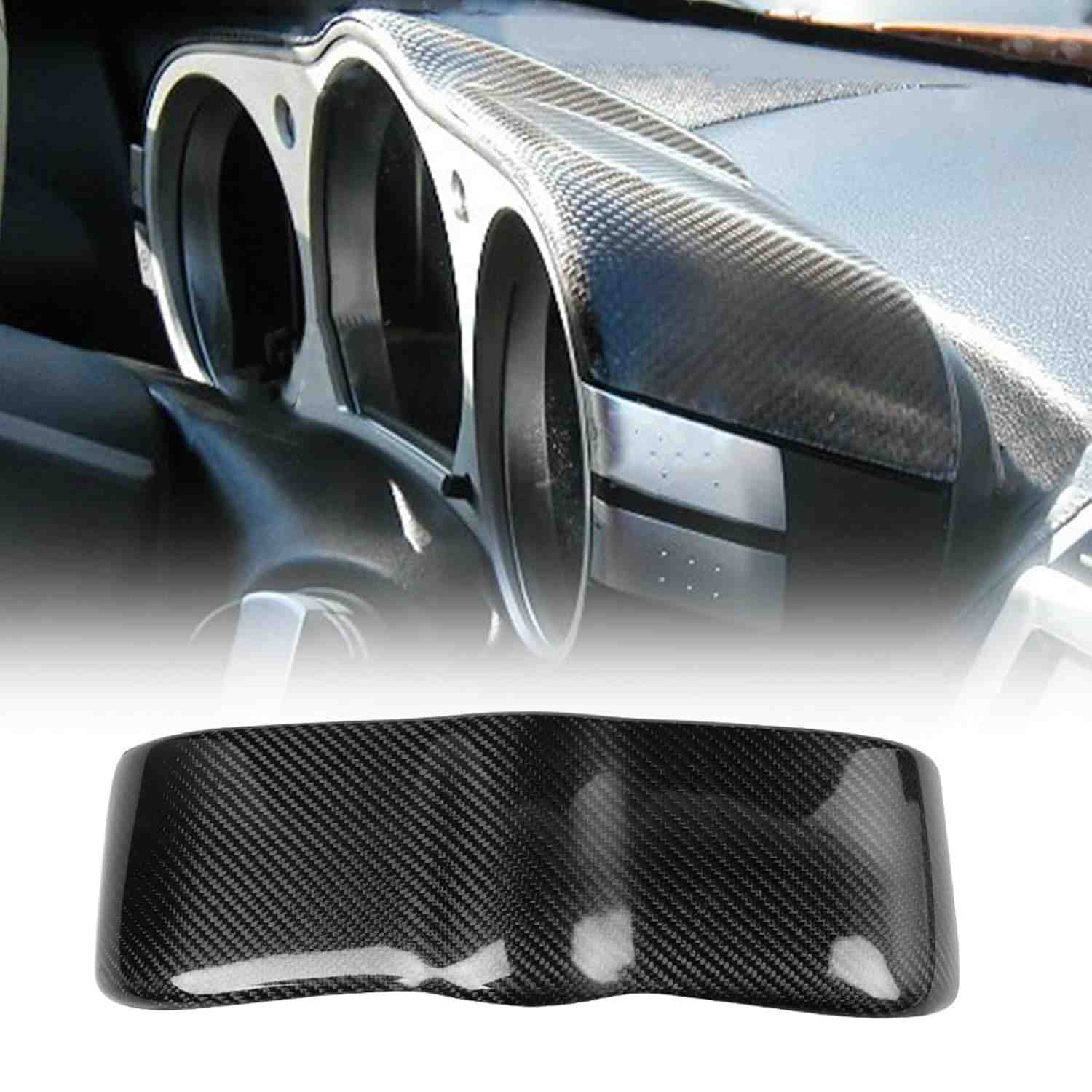 Acabamento Painel Fibra de Carbono FINMOKAL para Nissan 350Z 2006-2009: Luxo e Esportividade
