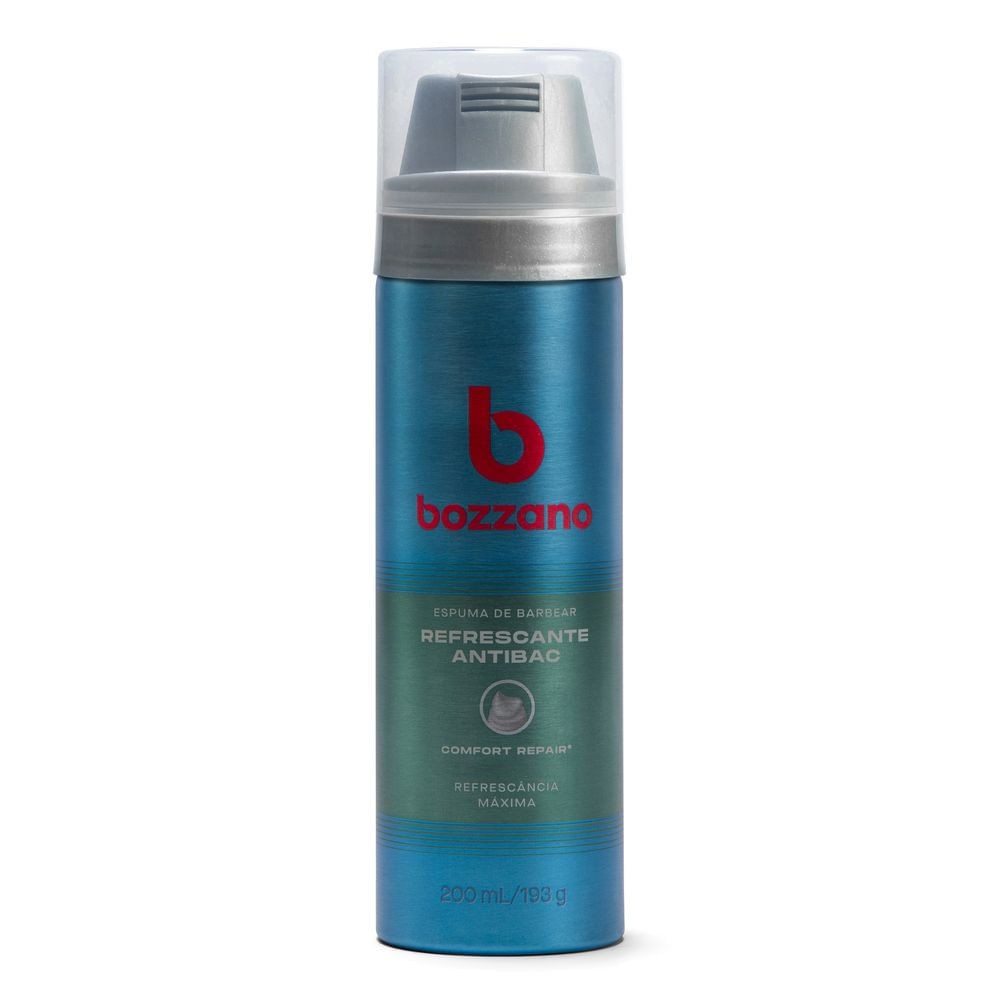 Espuma de Barbear Bozzano: Barbear Suave e Refrescante