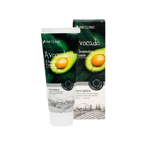 Espuma de Limpeza 3W Clinic Abacate: Pele Hidratada!
