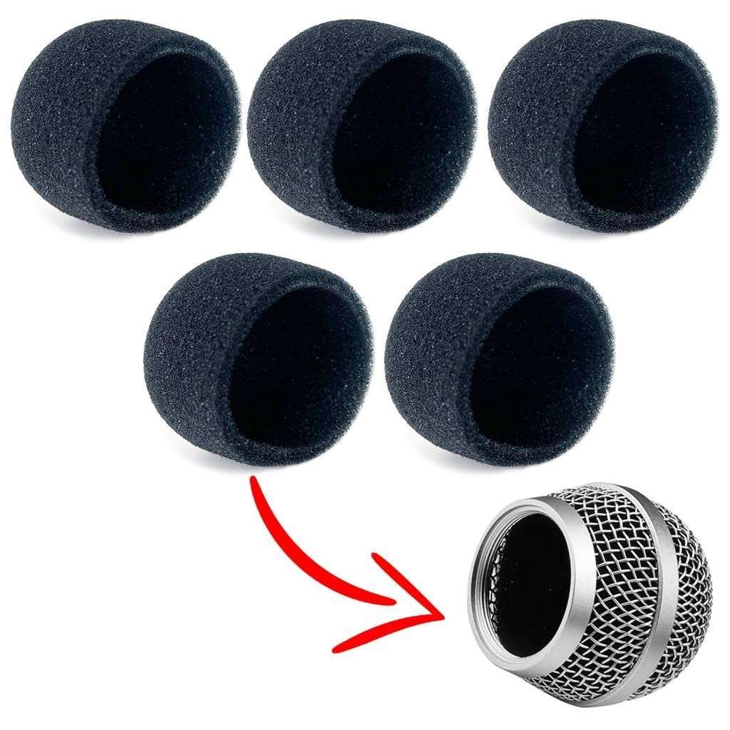 Espuma Protetora Microfone: 5 Unidades Essenciais