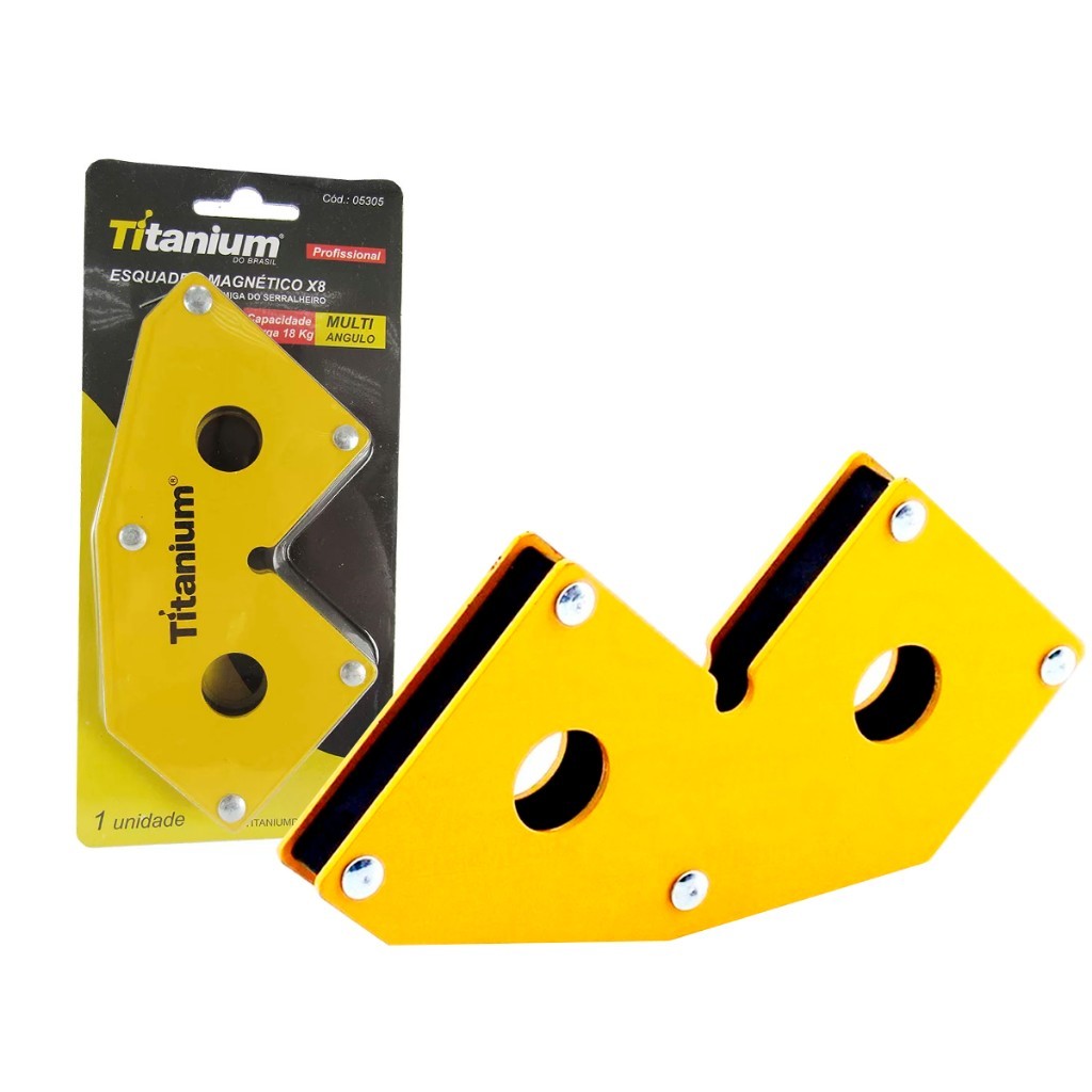 Esquadro Magnético 18Kg: Solda Precisa!