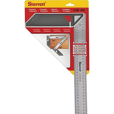 Esquadro Starrett 300mm: Precisão para Seu Trabalho