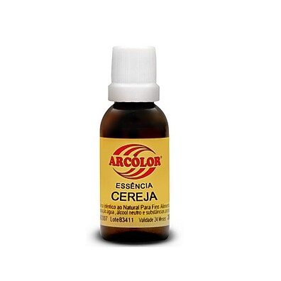 Essência Cereja 30 ml Arcolor: Sabor Natural em Qualquer Receita