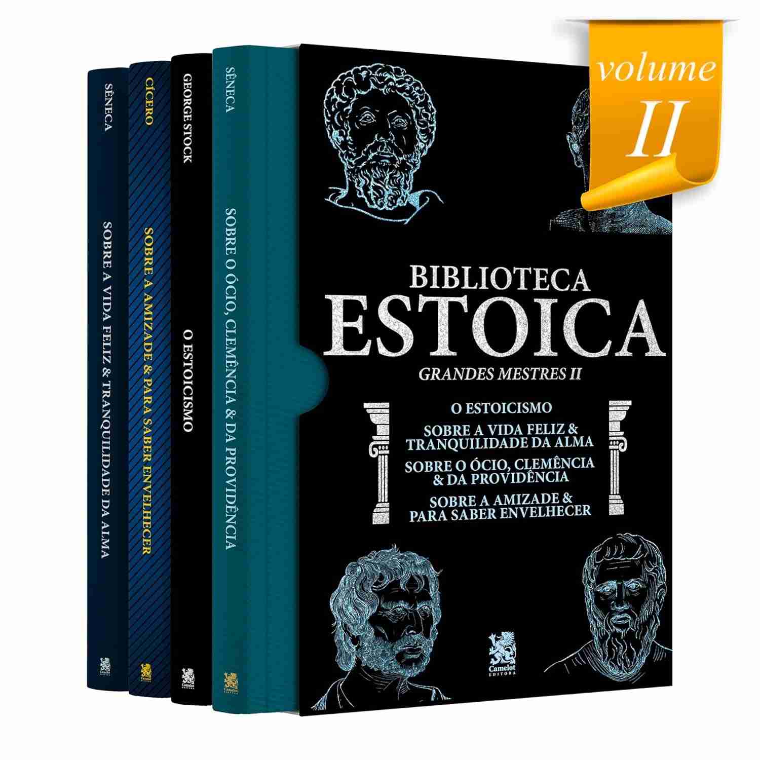 Box Biblioteca Estoica: Grandes Mestres Vol. II - 4 Livros Essenciais