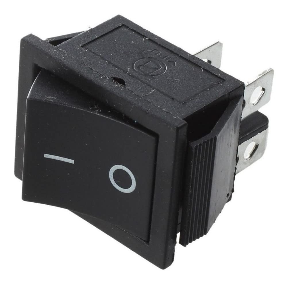 Interruptor Chave Liga Desliga Gangorra KCD4-201C Preto - Controle Essencial para Seus Projetos!