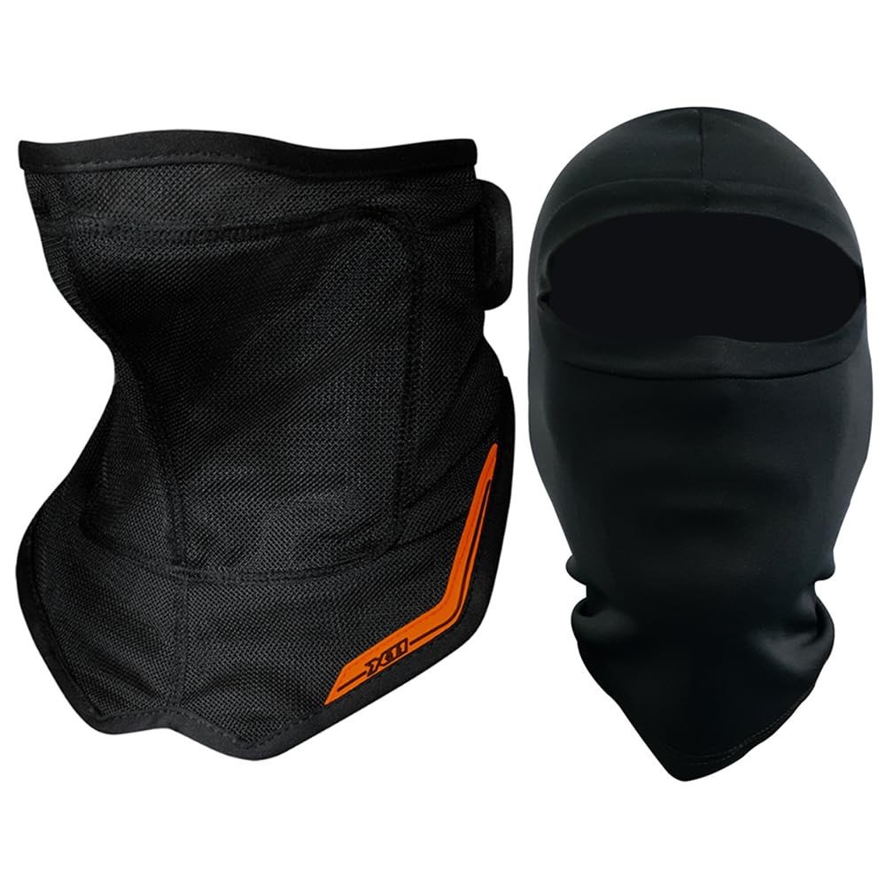 Kit Essencial Motociclista: Protetor de Pescoço Ventilado Anti Cerol + Balaclava X11