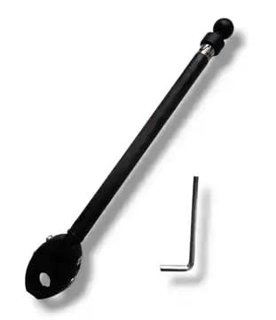 Antena Corta Linha de Pipa 7 Estágios Inox para Retrovisor 10mm - Segurança Premium