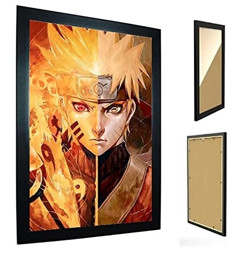 Quadro com Moldura Naruto - Estampa Premium em Papel Fotográfico