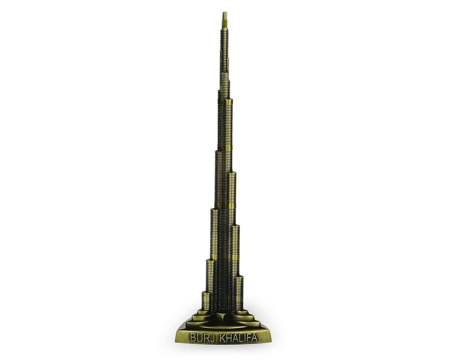 Estátua Burj Khalifa 17 cm - Decoração de Mesa e Estante com Tema Dubai