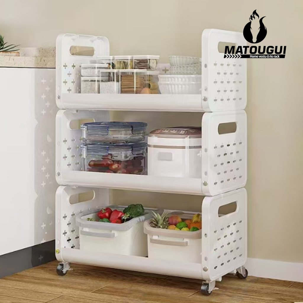 Estante Organizadora: 3/4 Prateleiras para Cozinha e Banheiro