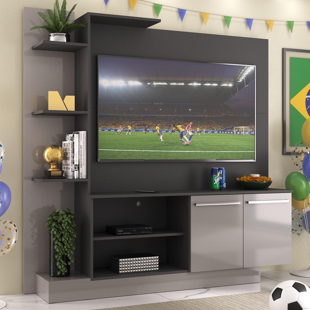 Estante Painel TV 55" França: Organize e Decore!