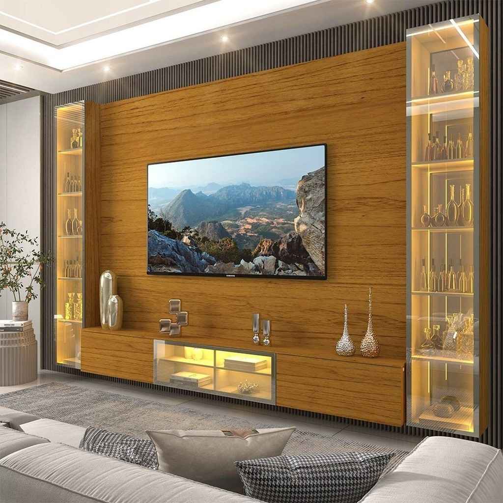 Estante TV 90" Luminare: Design e LED!