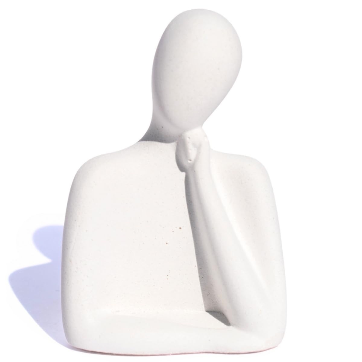 Estátua Decorativa Família Mãe 8cm em Cimento Artesanal - Peça Única e Elegante