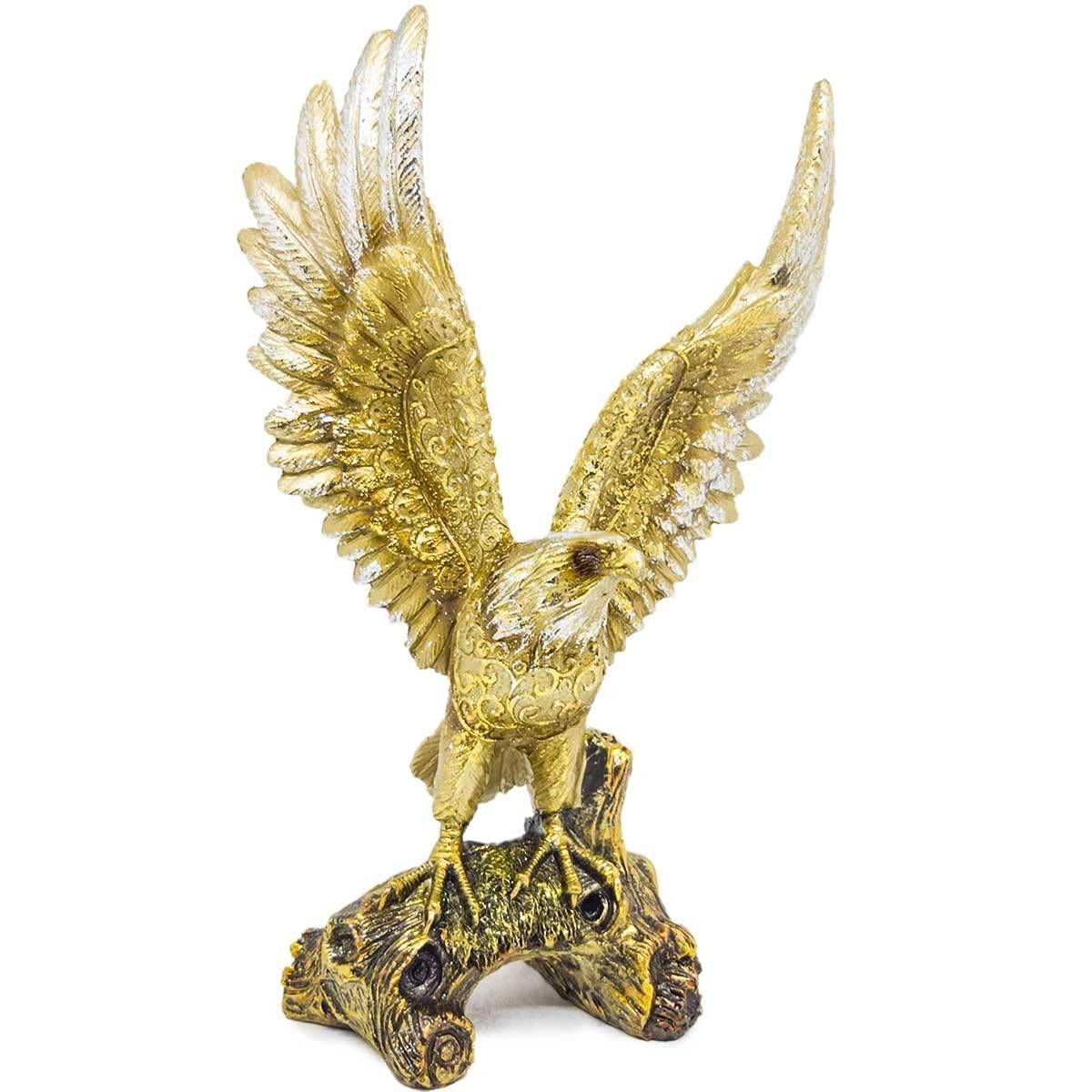 Estátua Decorativa Animal em Resina - Guia Força Poder | Decoração Sala Escritório