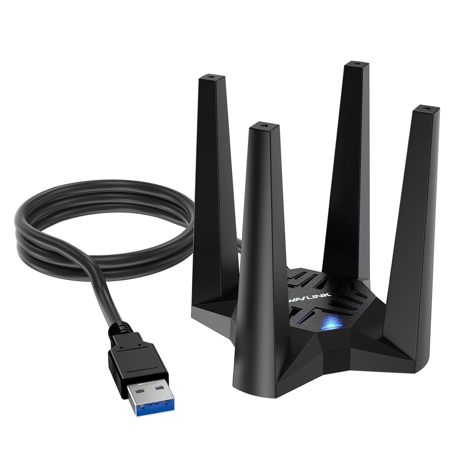 Adaptador USB WiFi WAVLINK AX1800: Internet Rápida e Estável para seu PC!