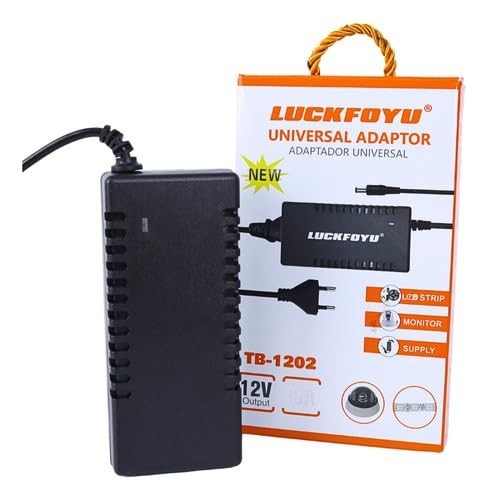 Fonte de Alimentação 12V 10A 120W Bivolt - Energia Estável para Seus Eletrônicos