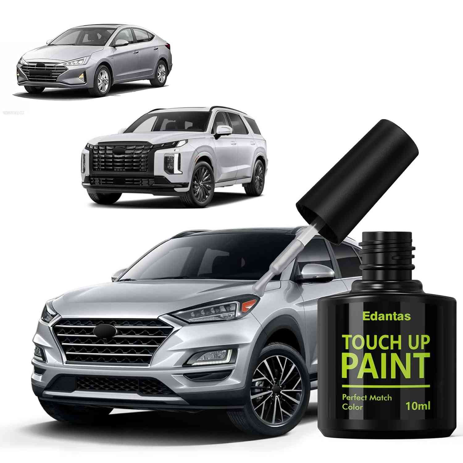 Kit Profissional de Tinta de Retoque Prata Estelar para Carros Hyundai - Reparo de Arranhões e Lascas com Tonalidade Exata