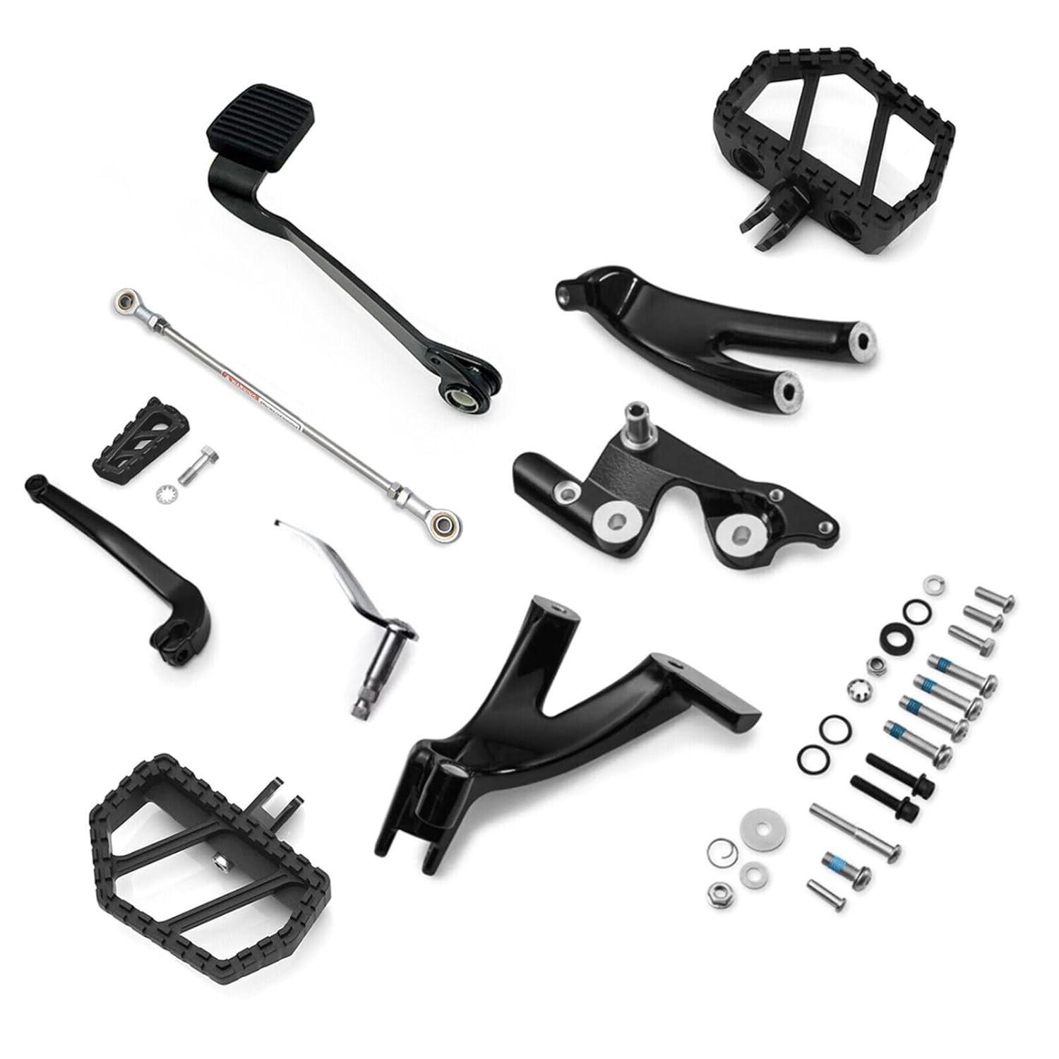 Controle de Avanço Estendido MX com Mini Estribos para Harley Softail 2018-2023