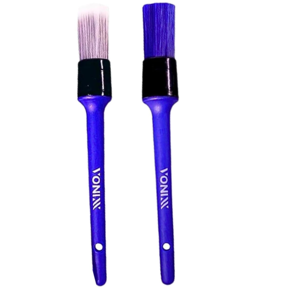 Kit 2 Pincéis Vonixx Nº 14: Limpeza Profissional Interna e Externa para Estética Automotiva