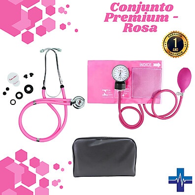 Pressão Controlada: Kit Premium + Estetoscópio