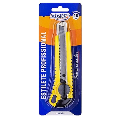 Estilete 18mm Profissional: Corte Preciso e Seguro
