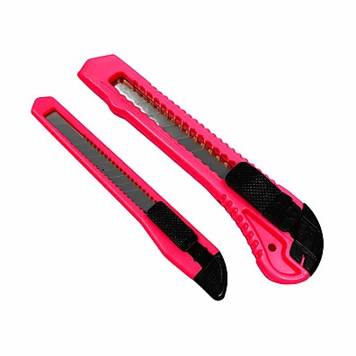 Estilete Duplo Rosa - 2 Unidades - Corte Preciso em Artesanato