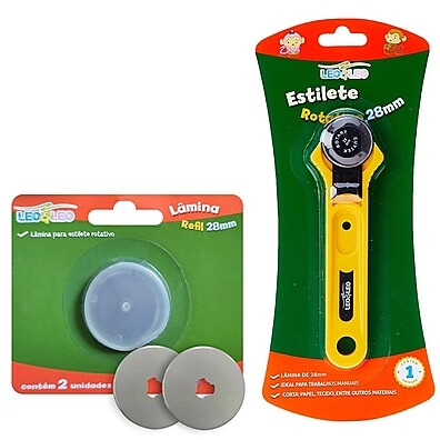 Estilete Rotativo 28mm: Corte Preciso e Profissional