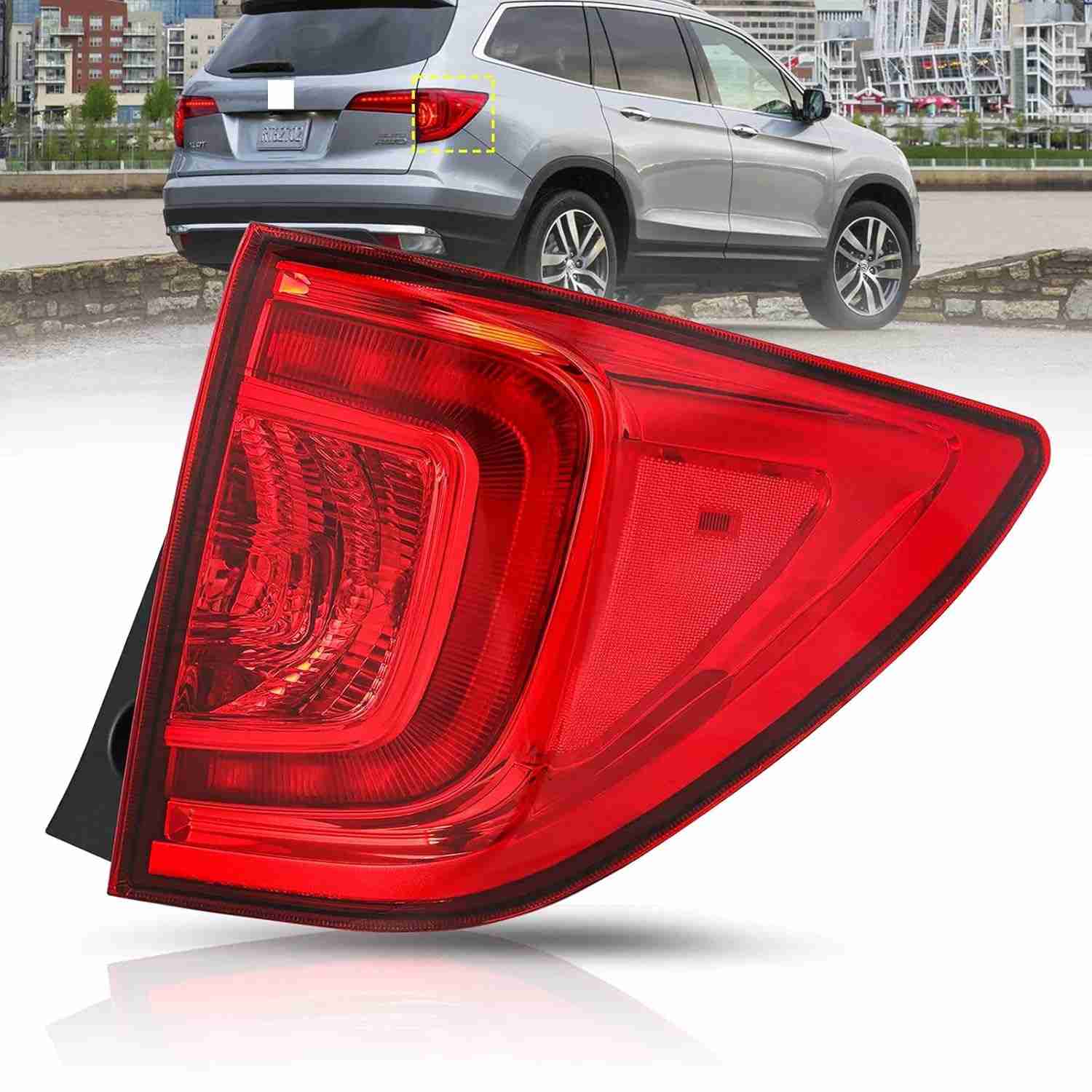 Luz Traseira Direita Honda Pilot 2016-2018: Segurança e Estilo com HO2805107