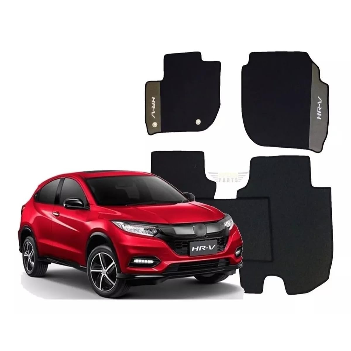 Calotinha Centro Miolo Roda Honda HRV New Civic G10 Preto Logo Cromado 69mm - Estilo e Proteção