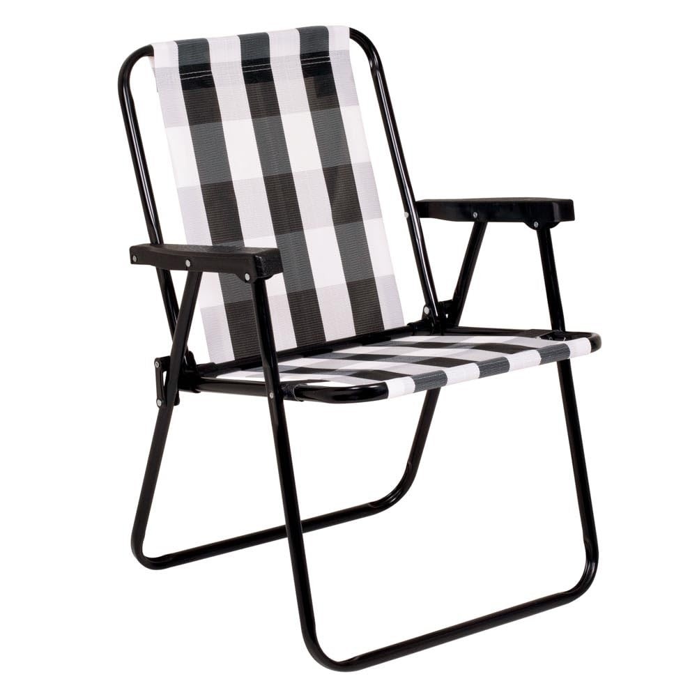 Mor Cadeira Alta Retrô Preta – Estilo Vintage com Conforto Moderno